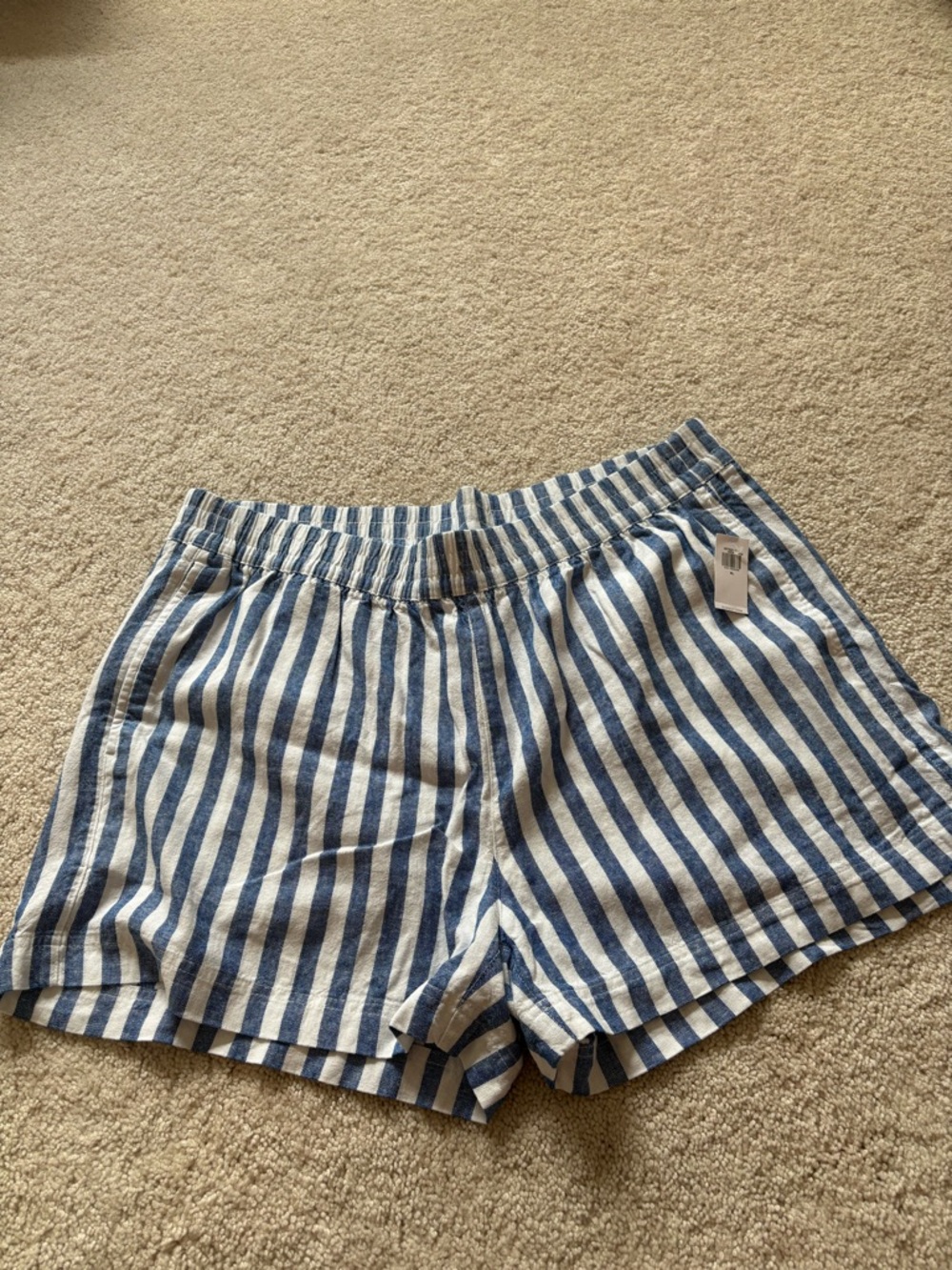 Old Navy Blue and White Striped Women’s Shorts